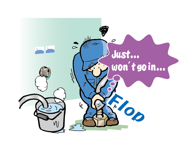 Các ống cứng phải được làm mềm bằng nước nóng trước khi sử dụng